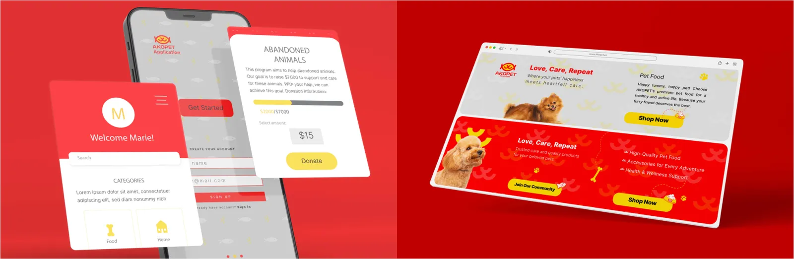 AKOPET: الحملات والبريد الإلكتروني