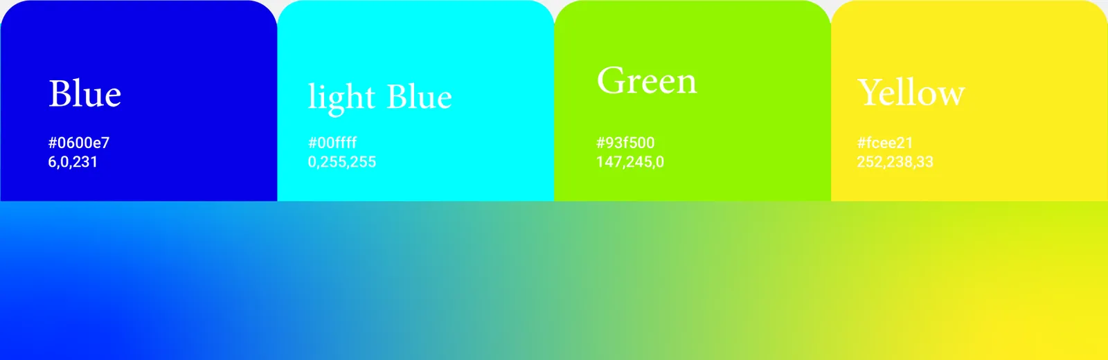 AVORIX: Colour system