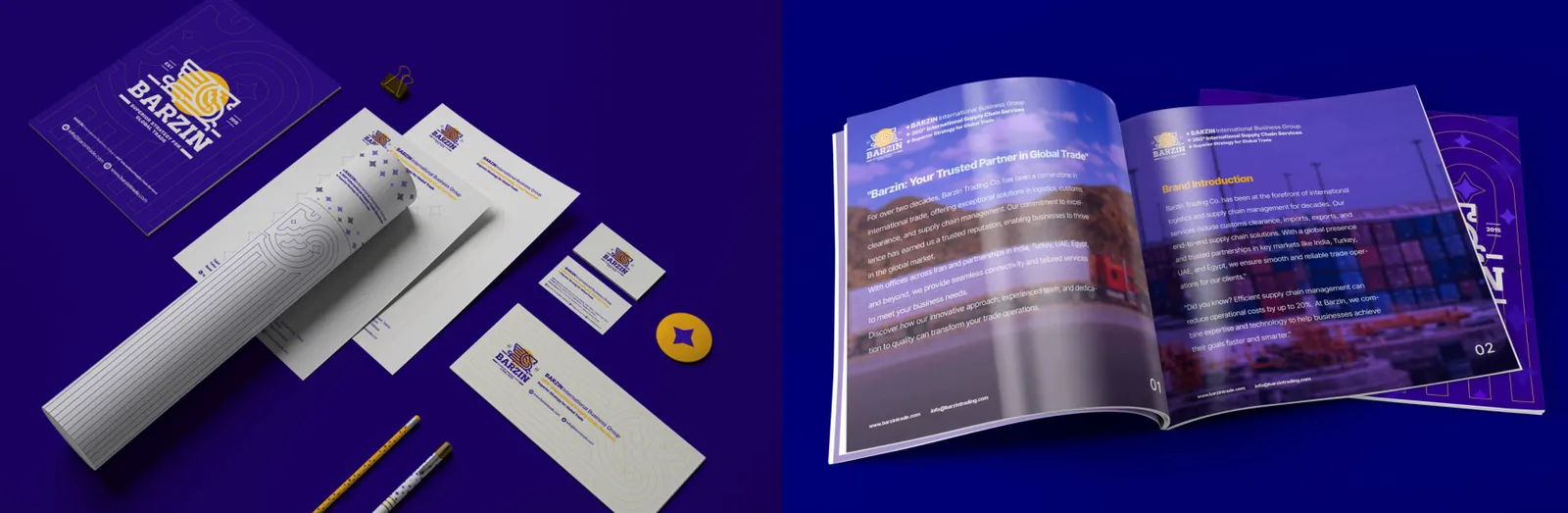 Barzin: Stationery set