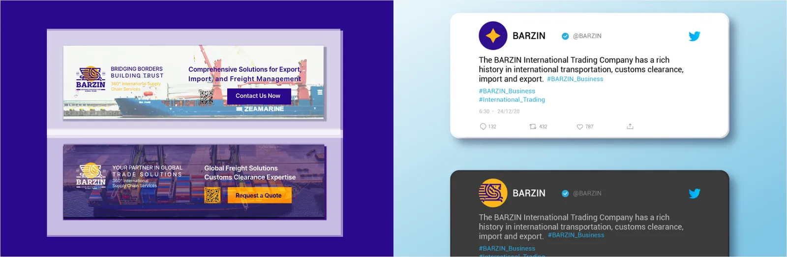 Barzin: Social media