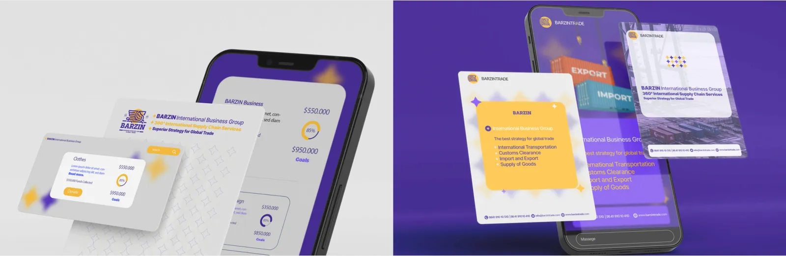 Barzin: Mobile app