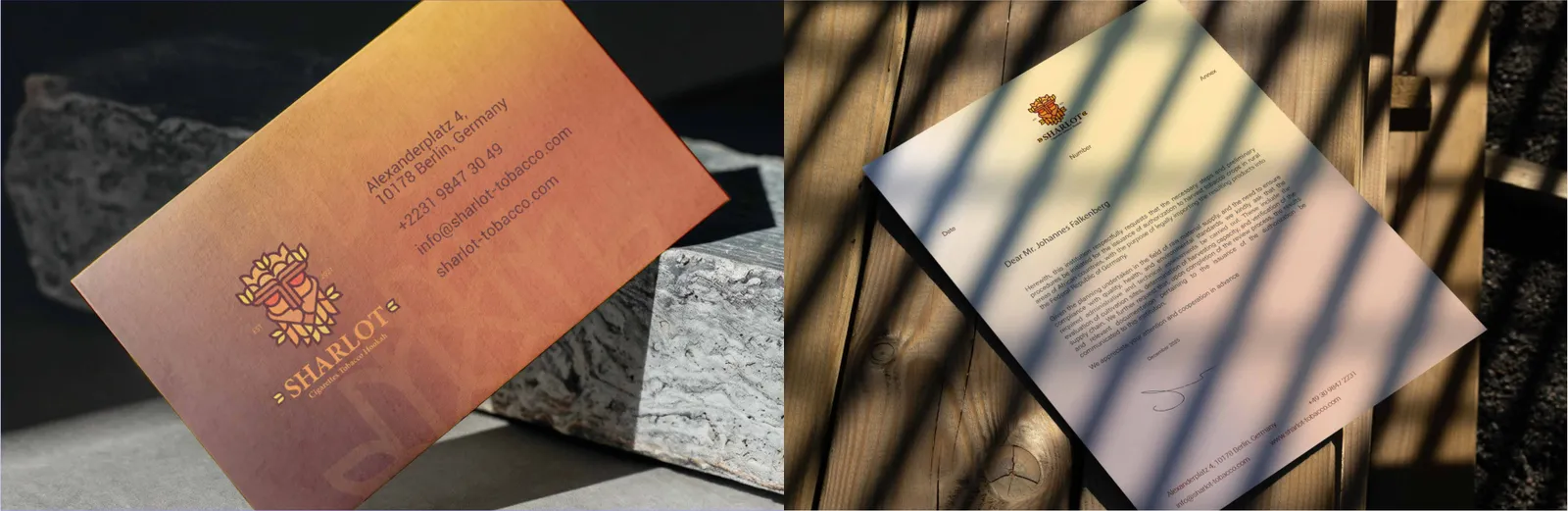 Sharlot: Business cards