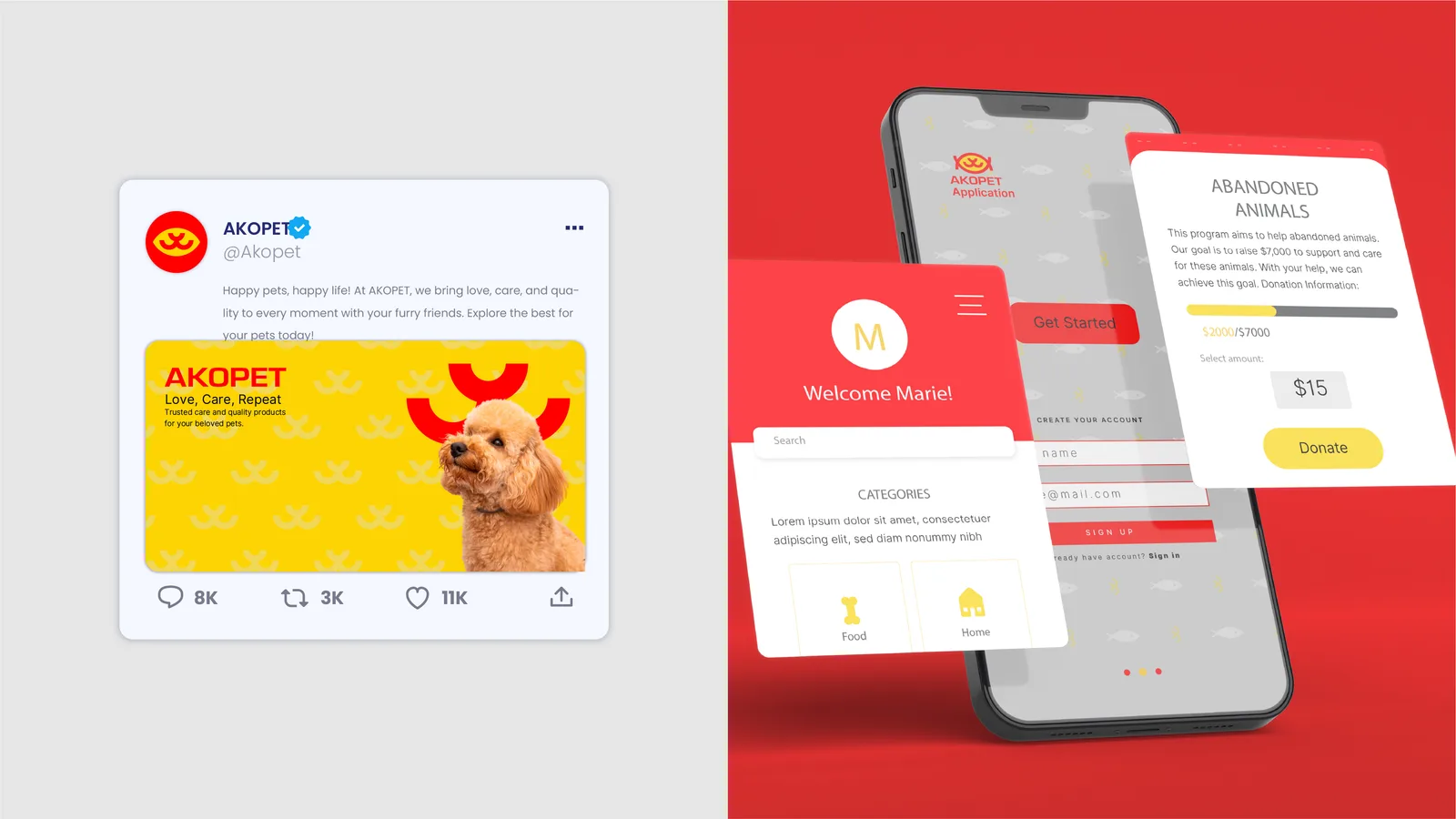 AKOPET: Social media