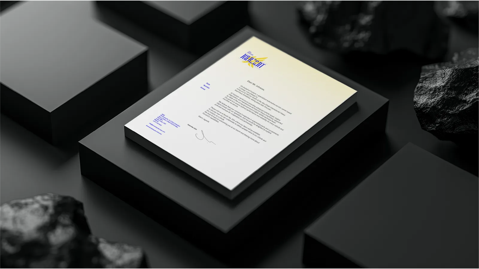 KARZANT: Letterhead