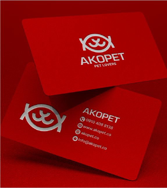 AKOPET: بطاقات العمل