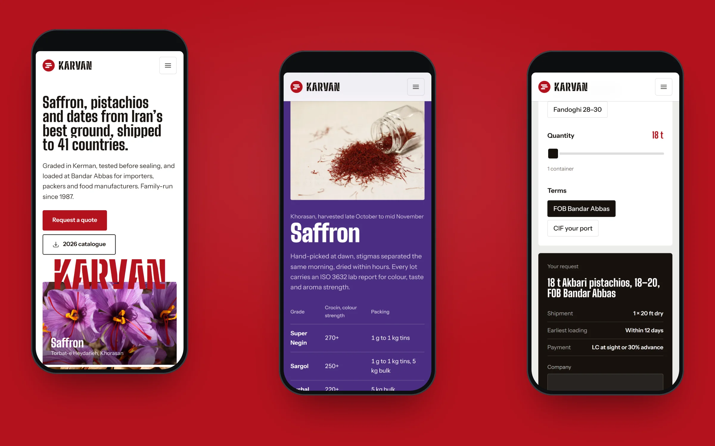Karvan: The mobile site