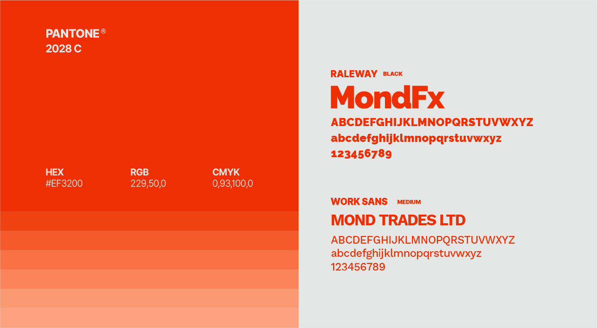 MondFx: نظام الألوان
